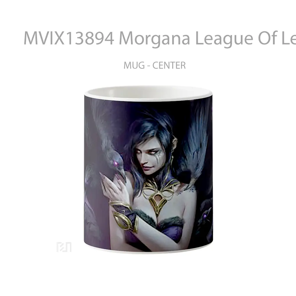 Mug Morgana League Of Legends Fan Art Cangkir Gamer