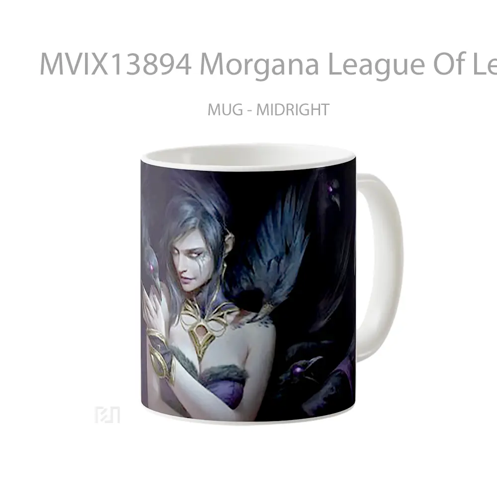 Mug Morgana League Of Legends Fan Art Cangkir Gamer - All-side / Desain
