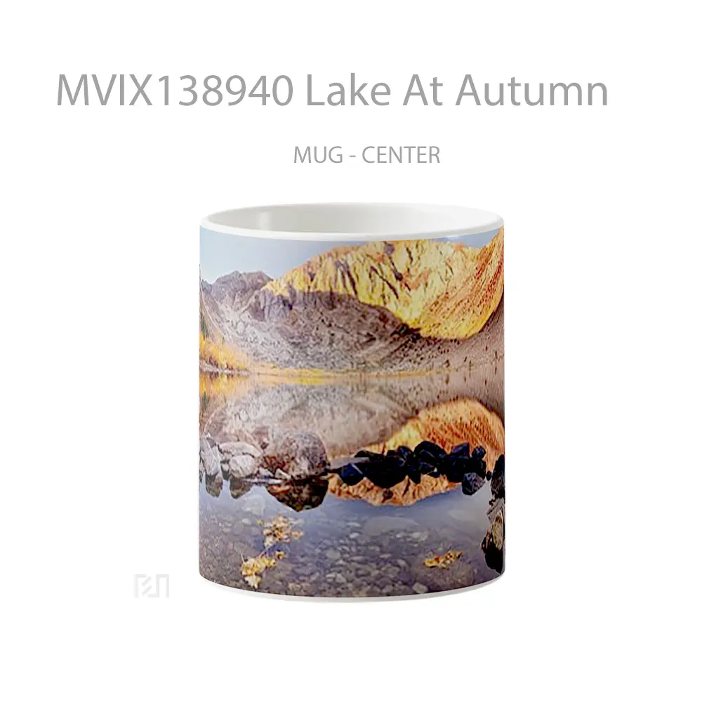 Mug Lake At Autumn Gelas Pemandangan Alam