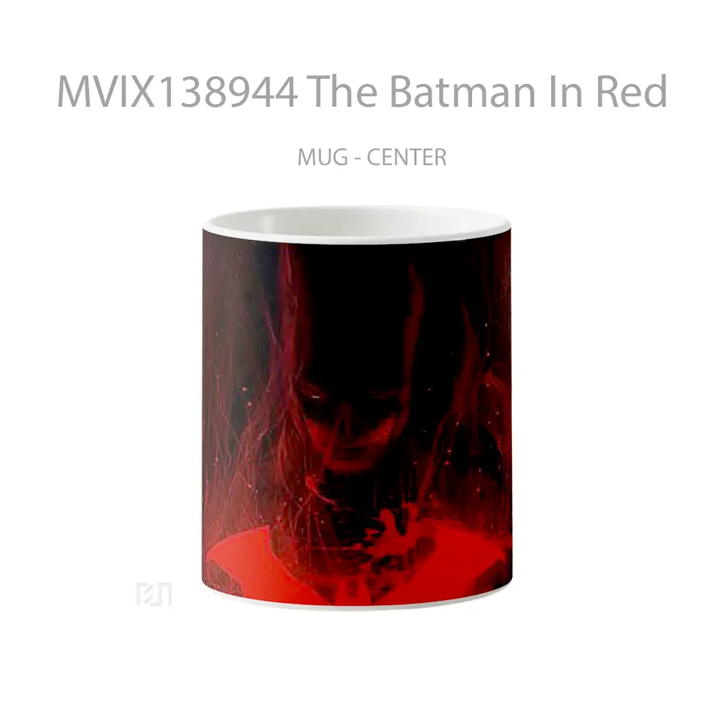 Mug The Batman In Red Gelas Superhero