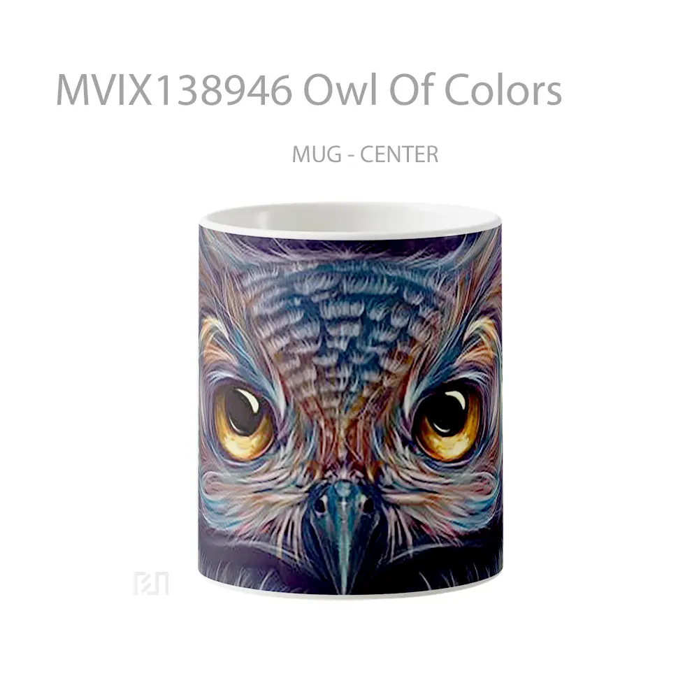 Mug Owl Of Colors Gelas Hewan Lucu