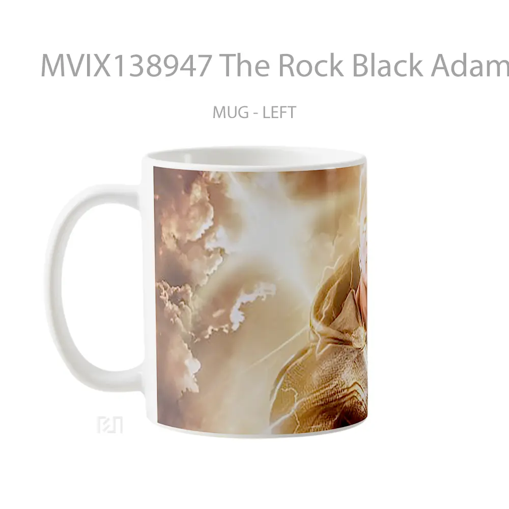 Mug The Rock Black Adam 2020 Gelas Keramik Unik - All-side / Desain