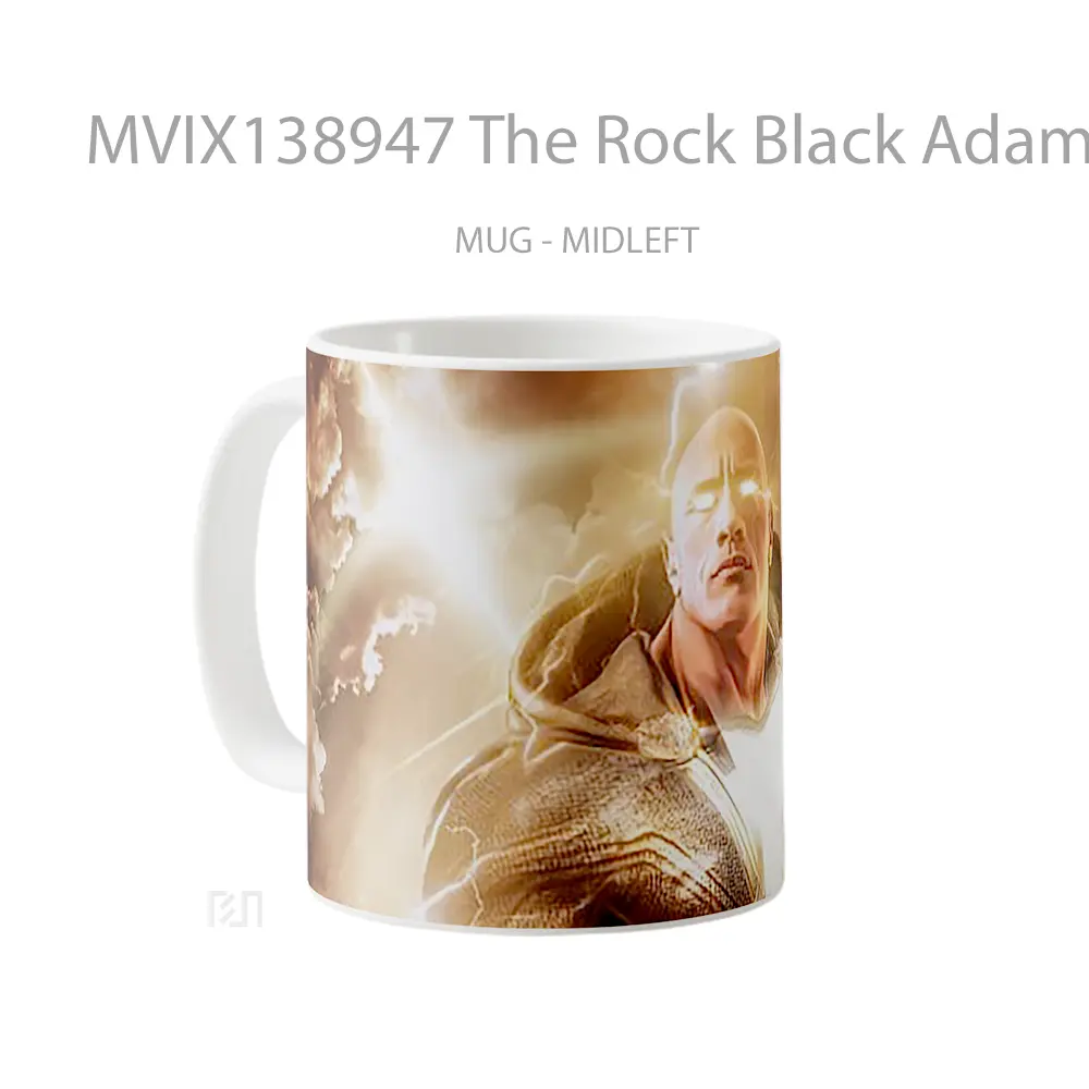 Mug The Rock Black Adam 2020 Gelas Keramik Unik - All-side / Desain
