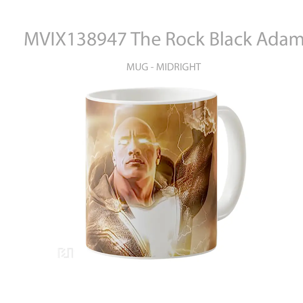 Mug The Rock Black Adam 2020 Gelas Keramik Unik - All-side / Desain