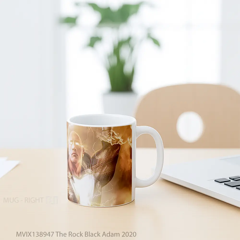 Mug The Rock Black Adam 2020 Gelas Keramik Unik - All-side / Desain