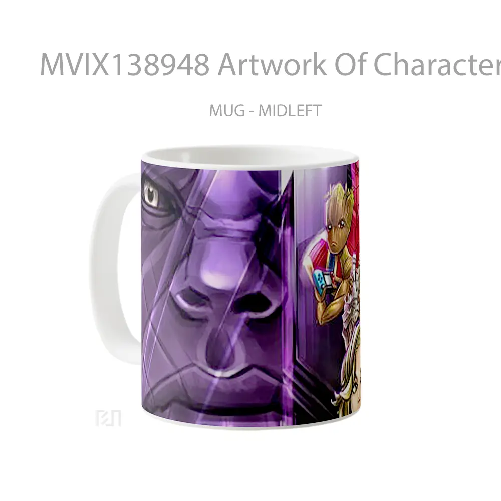 Mug Artwork Of Characters Of Guardians Of The Galaxy In Avengers Gelas Superhero - All-side / Desain