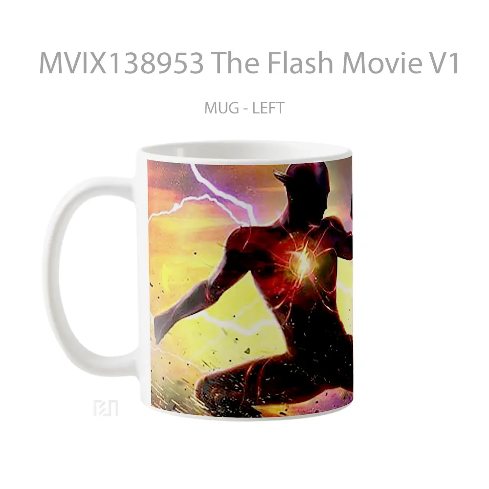 Mug The Flash Movie V1 Gelas Superhero - All-side / Desain