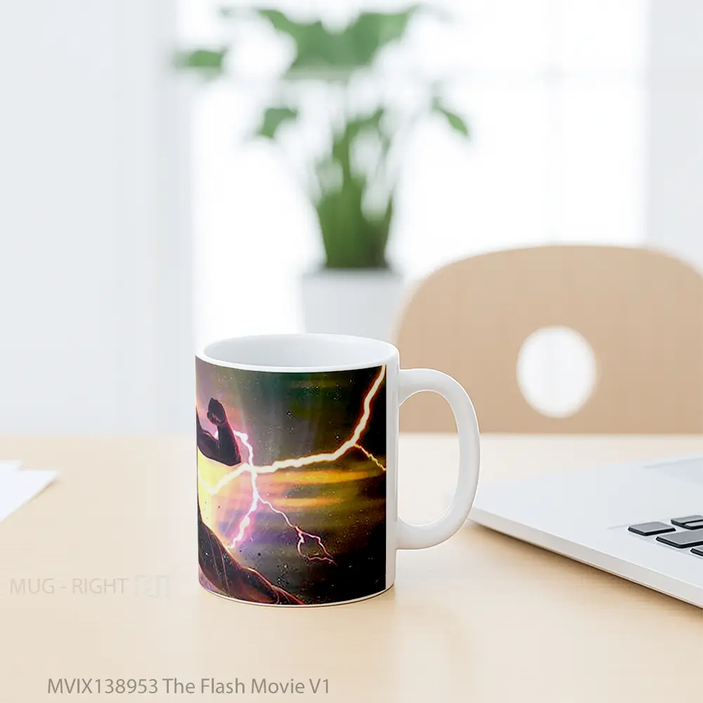 Mug The Flash Movie V1 Gelas Superhero - All-side / Desain