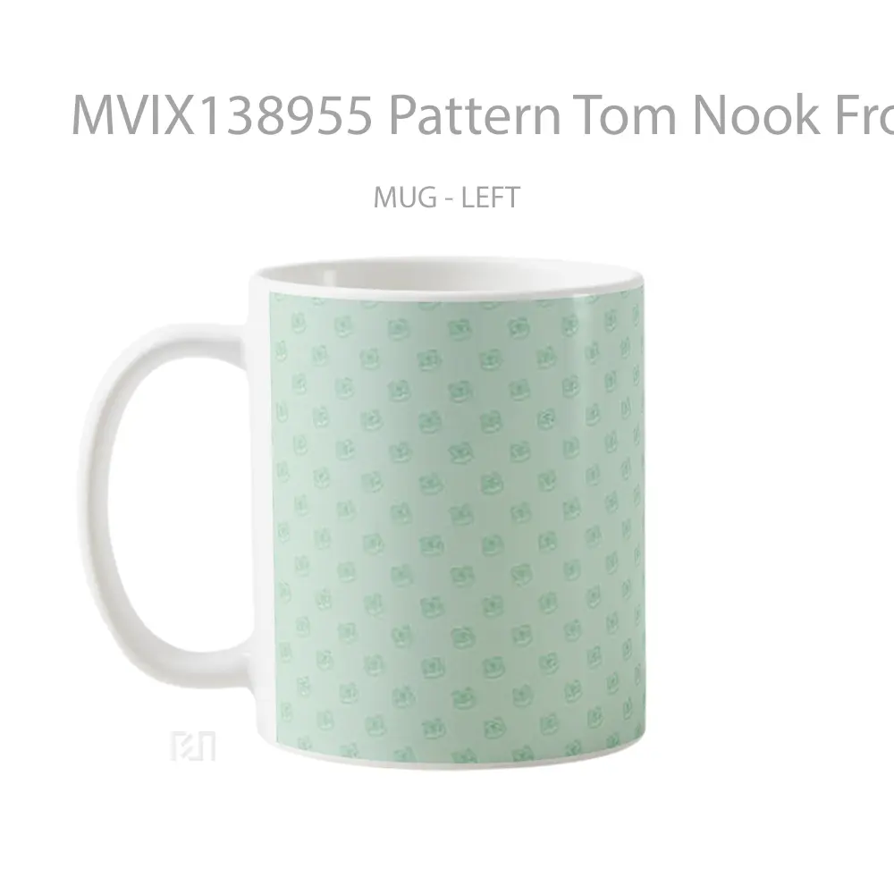 Mug Pattern Tom Nook From Animal Crossing Gelas Hewan Lucu - All-side / Desain