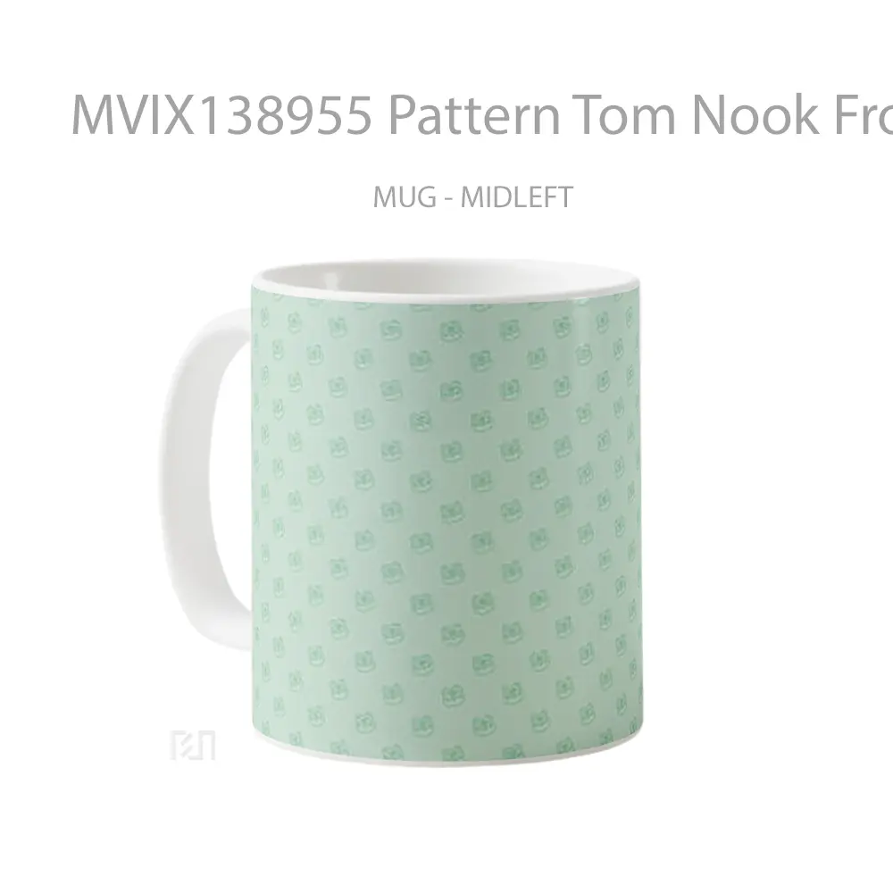 Mug Pattern Tom Nook From Animal Crossing Gelas Hewan Lucu - All-side / Desain