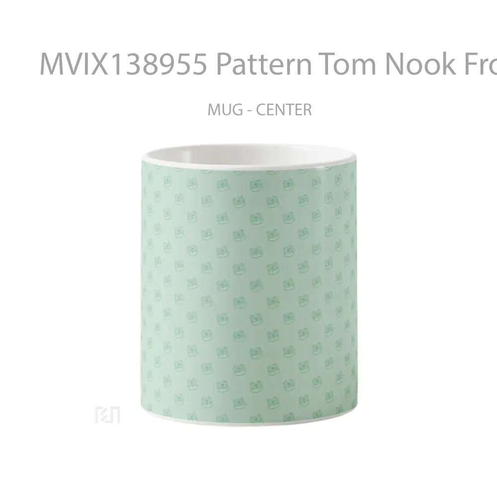Mug Pattern Tom Nook From Animal Crossing Gelas Hewan Lucu