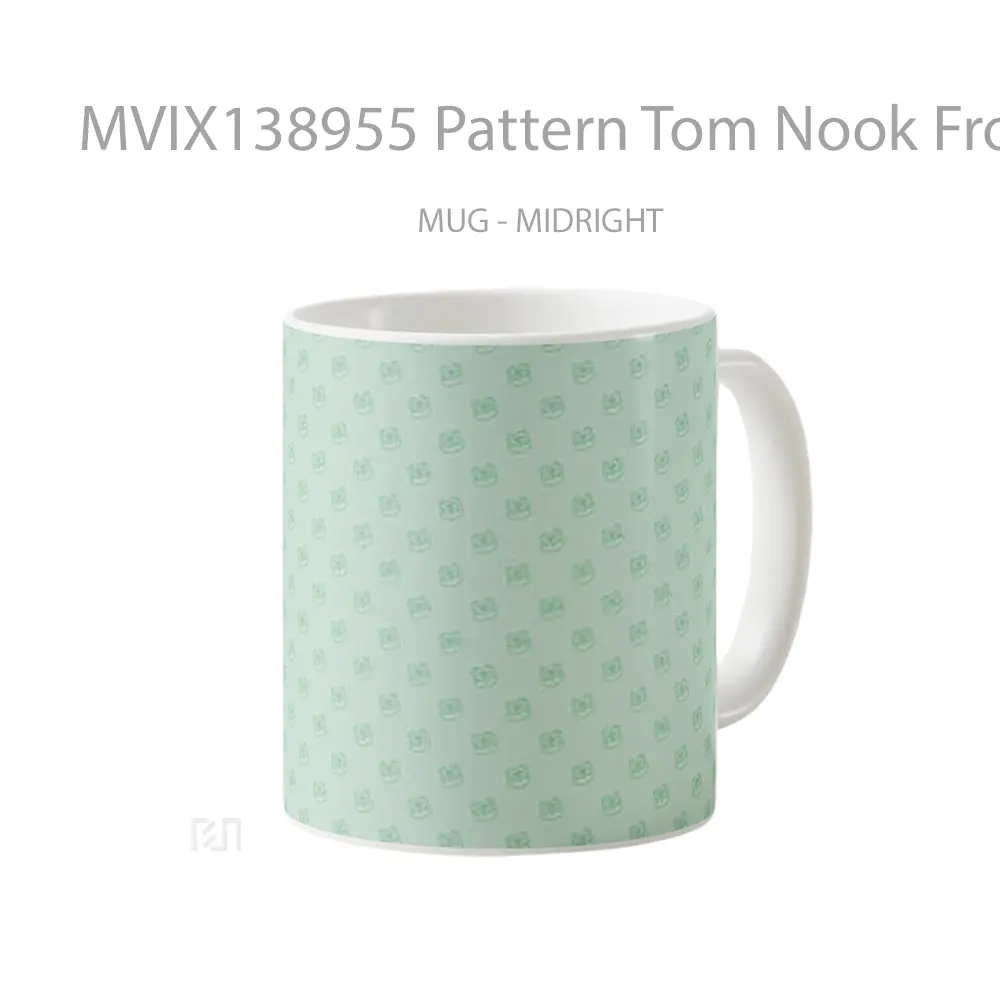 Mug Pattern Tom Nook From Animal Crossing Gelas Hewan Lucu - All-side / Desain