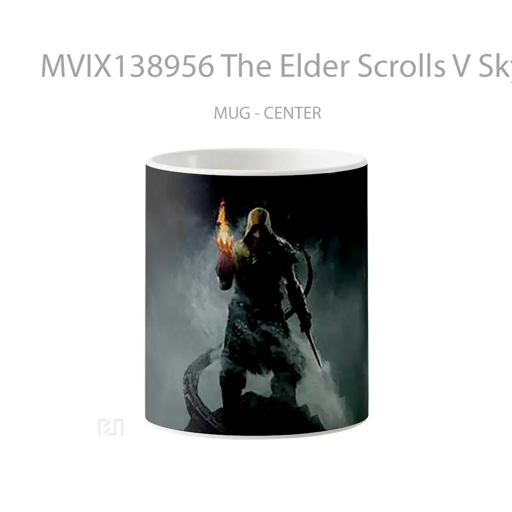 Mug The Elder Scrolls V Skyrim V2 Gelas Keramik Unik