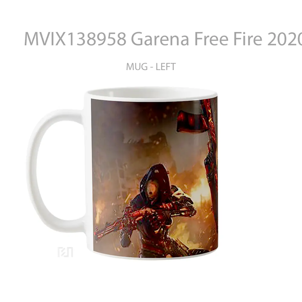 Mug Garena Free Fire 2020 Cangkir Gamer - All-side / Desain
