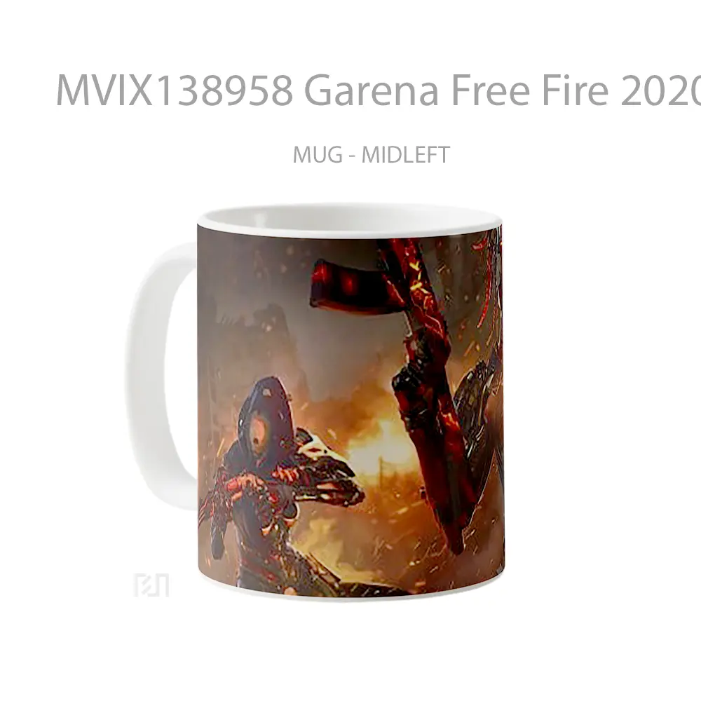 Mug Garena Free Fire 2020 Cangkir Gamer - All-side / Desain
