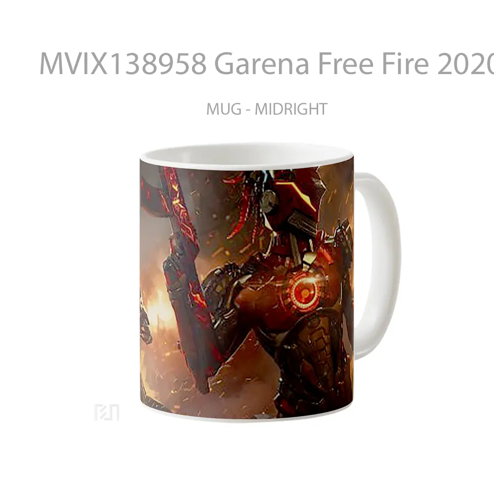 Mug Garena Free Fire 2020 Cangkir Gamer - All-side / Desain