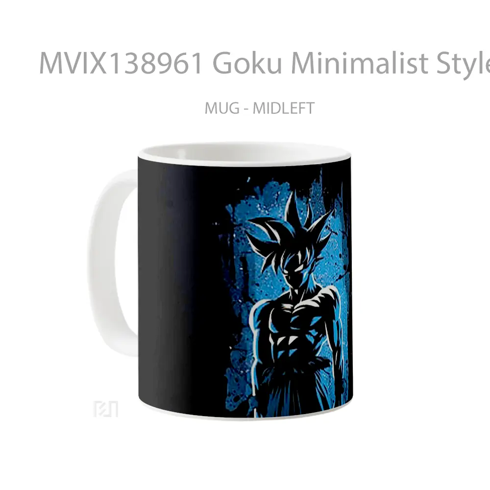 Mug Goku Minimalist Style 2020 Cangkir Anime - All-side / Desain