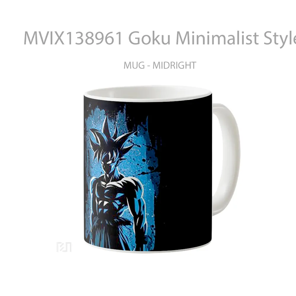 Mug Goku Minimalist Style 2020 Cangkir Anime - All-side / Desain