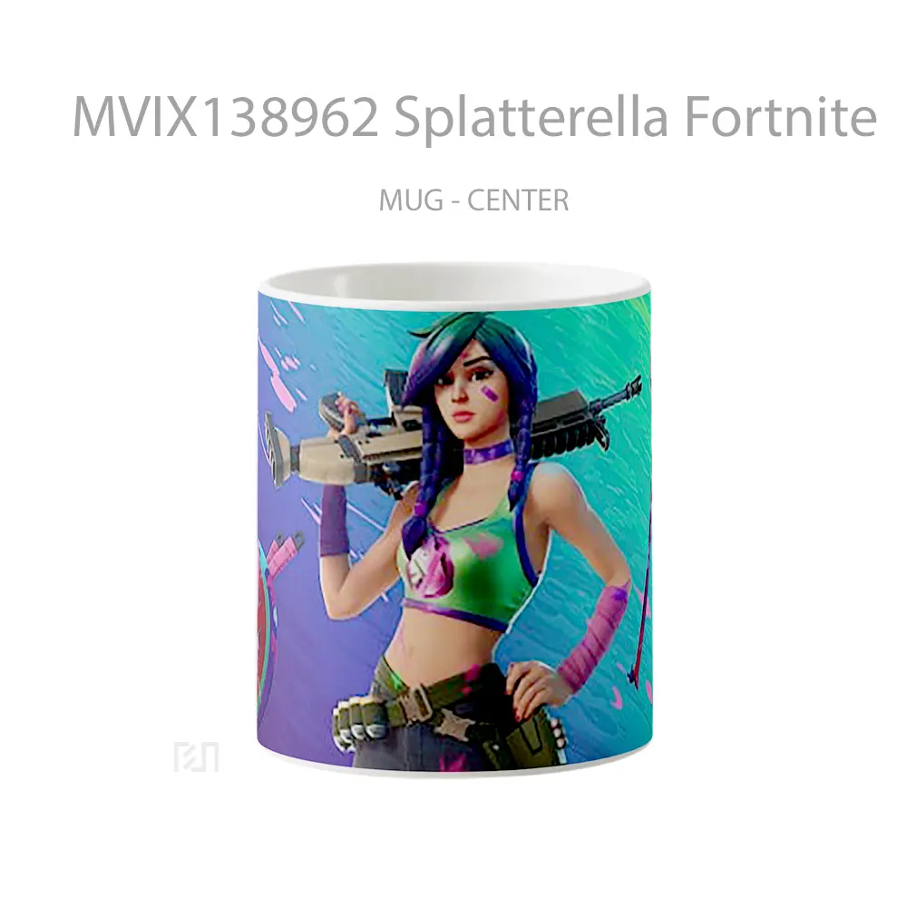 Mug Splatterella Fortnite Cangkir Gamer