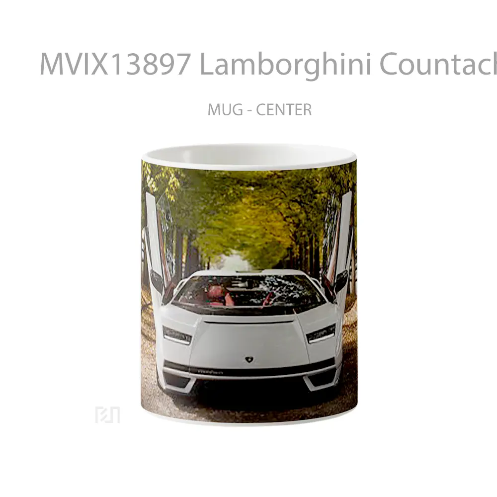 Mug Lamborghini Countach Lpi 800 V1 Cangkir Mobil