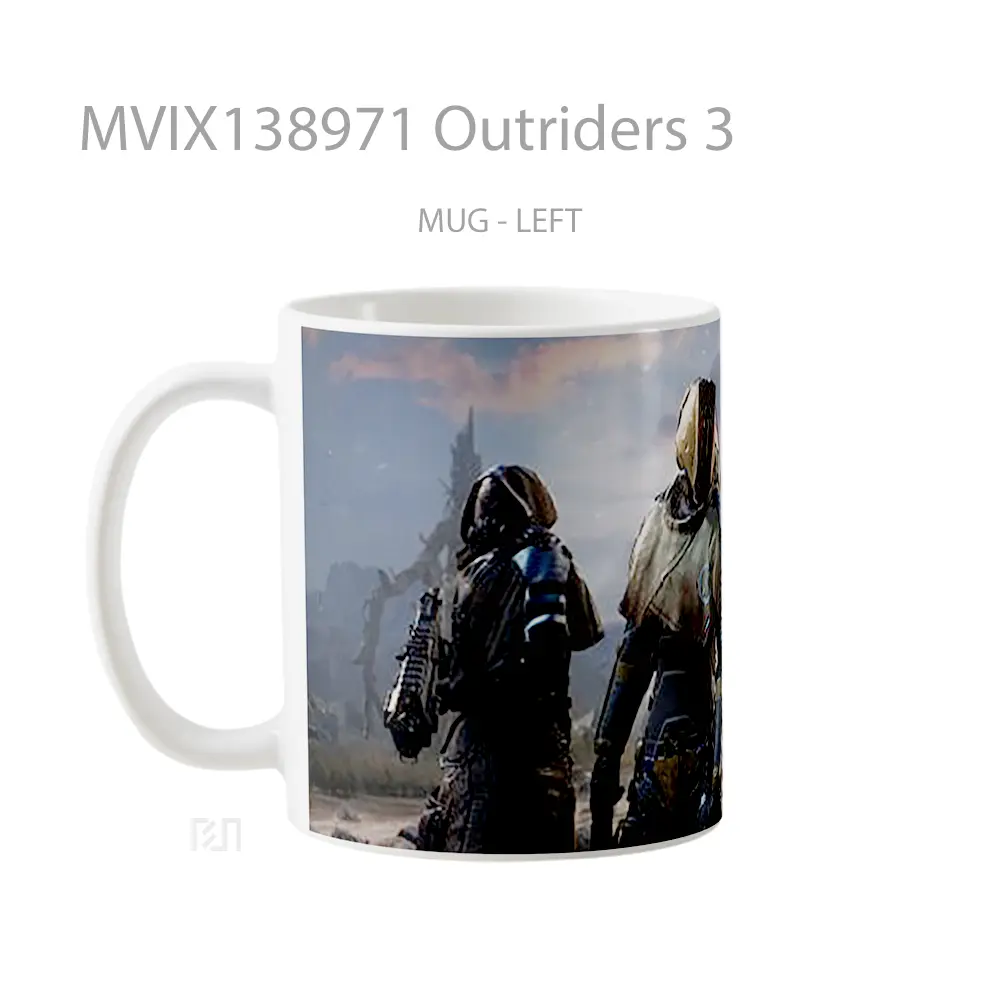 Mug Outriders 3 Gelas Keramik Unik - All-side / Desain