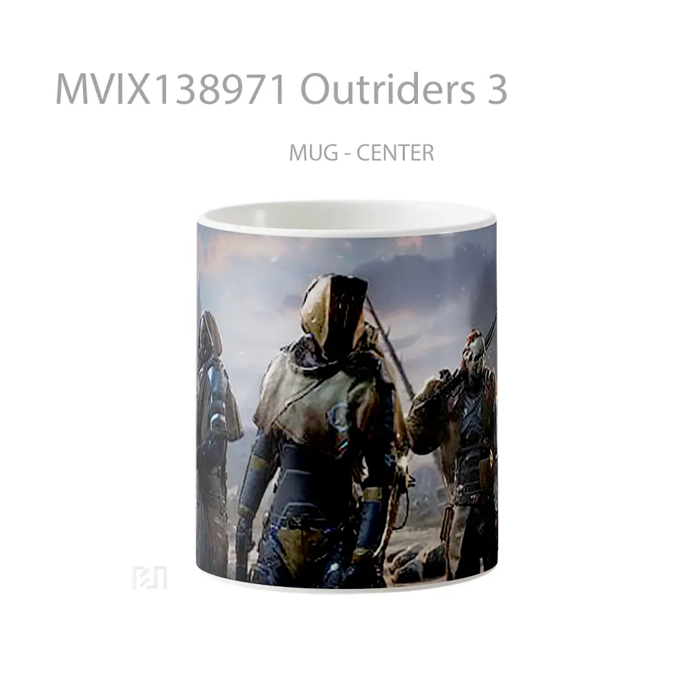 Mug Outriders 3 Gelas Keramik Unik