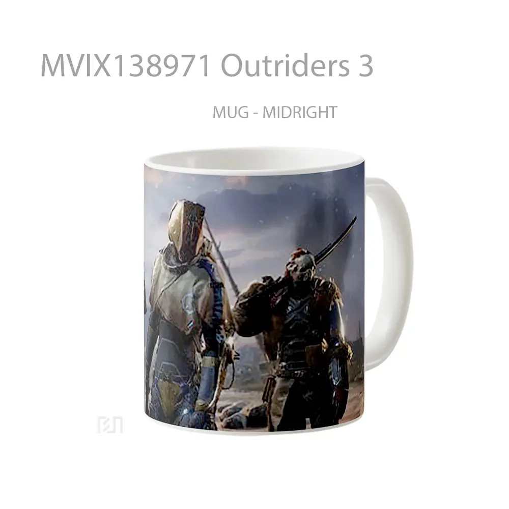 Mug Outriders 3 Gelas Keramik Unik - All-side / Desain