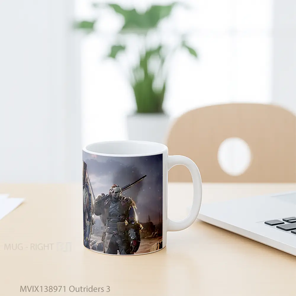 Mug Outriders 3 Gelas Keramik Unik - All-side / Desain
