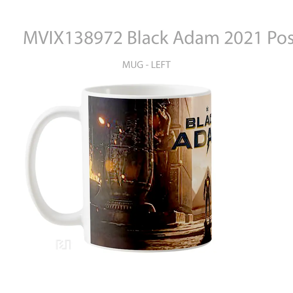 Mug Black Adam 2021 Poster Gelas Keramik Unik - All-side / Desain