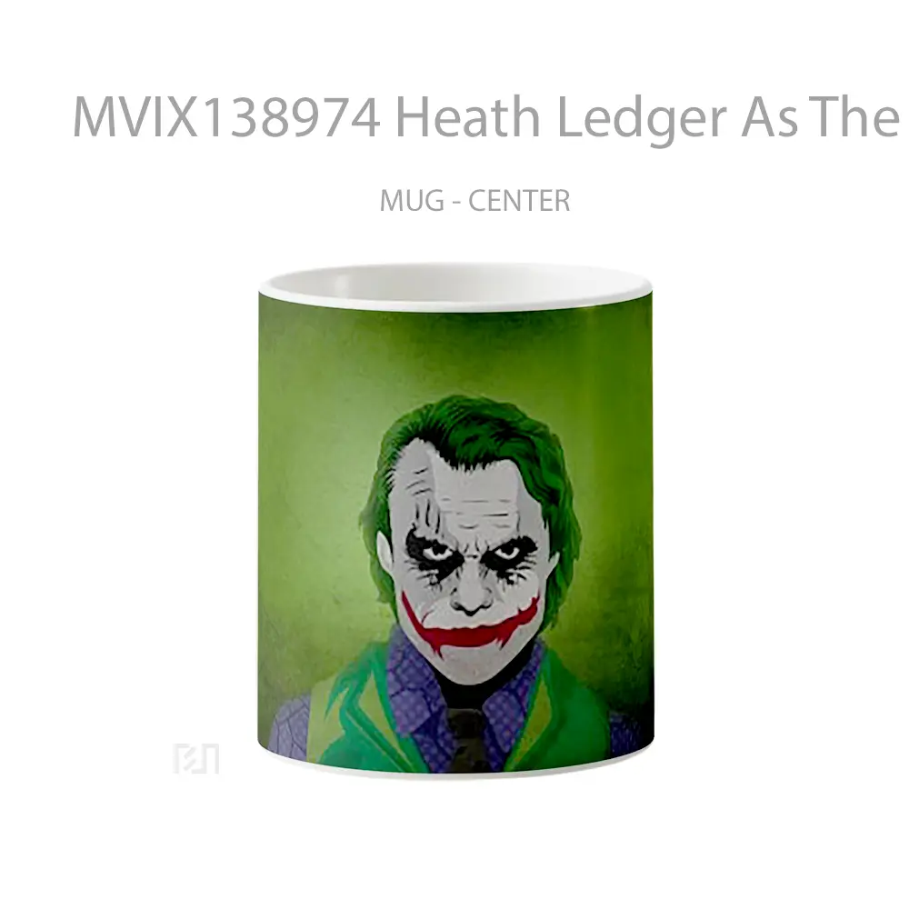 Mug Heath Ledger As The Joker Gelas Superhero