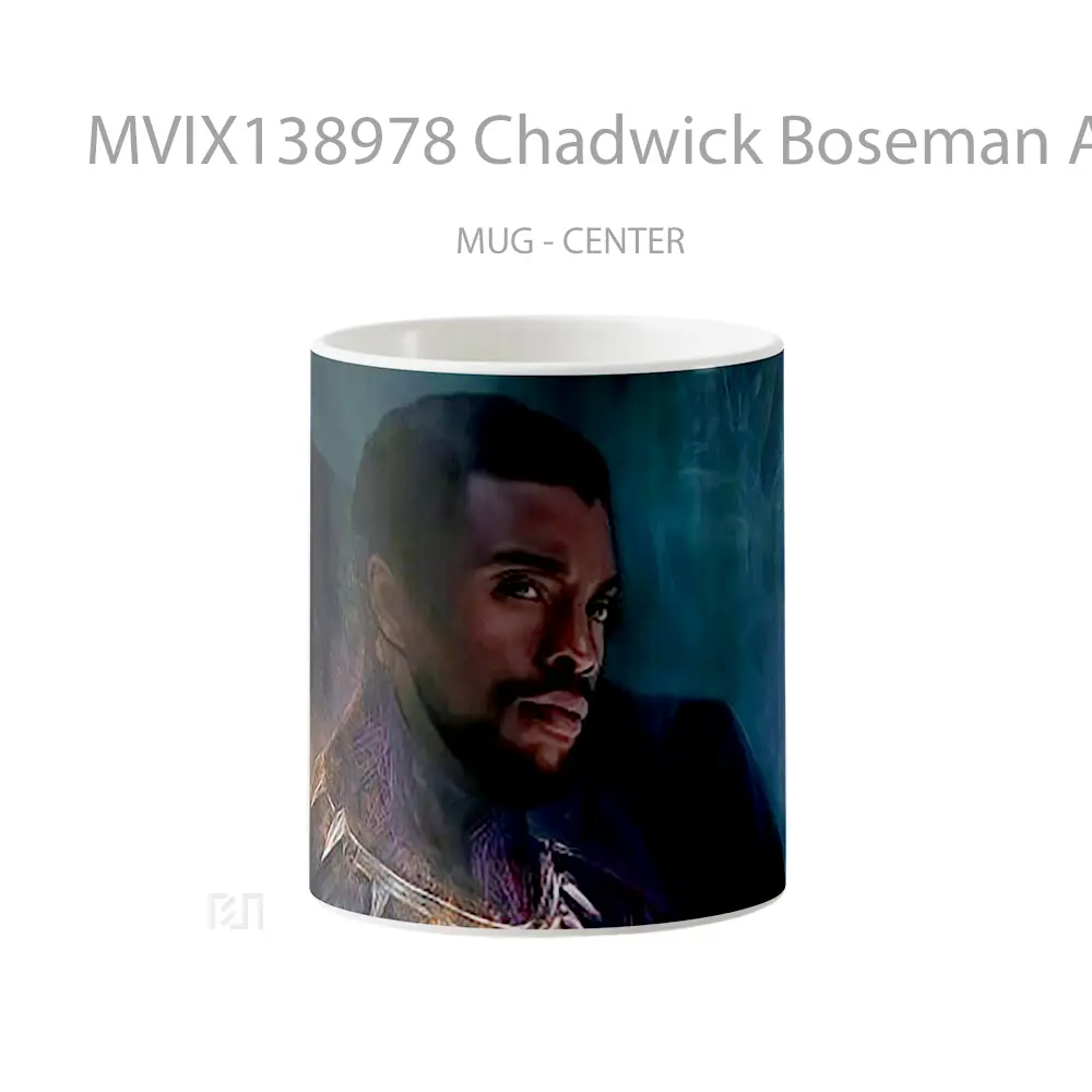 Mug Chadwick Boseman As Black Panther 2020 Gelas Superhero