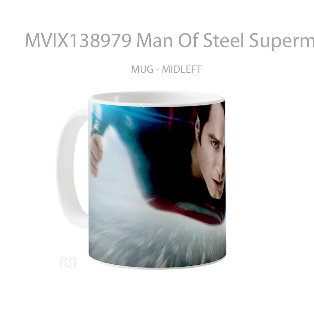 Mug Man Of Steel Superman Gelas Superhero - All-side / Desain
