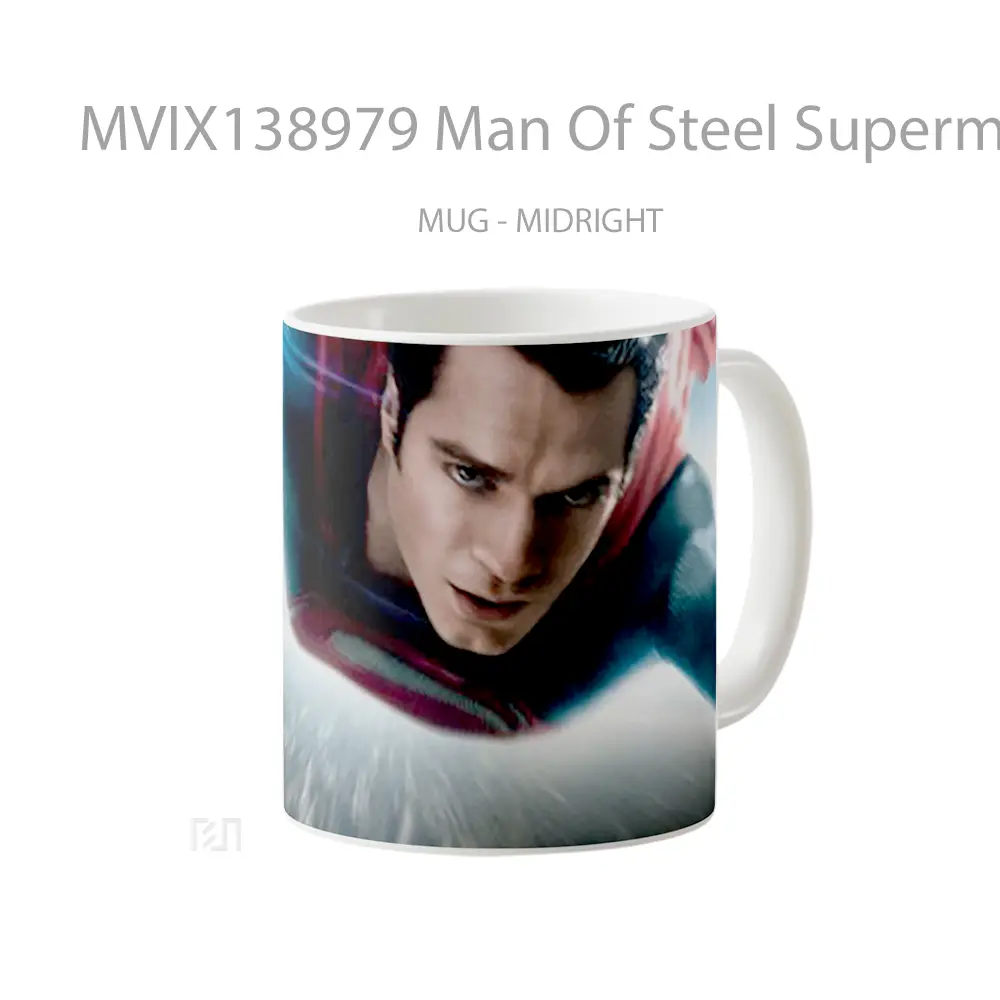 Mug Man Of Steel Superman Gelas Superhero - All-side / Desain