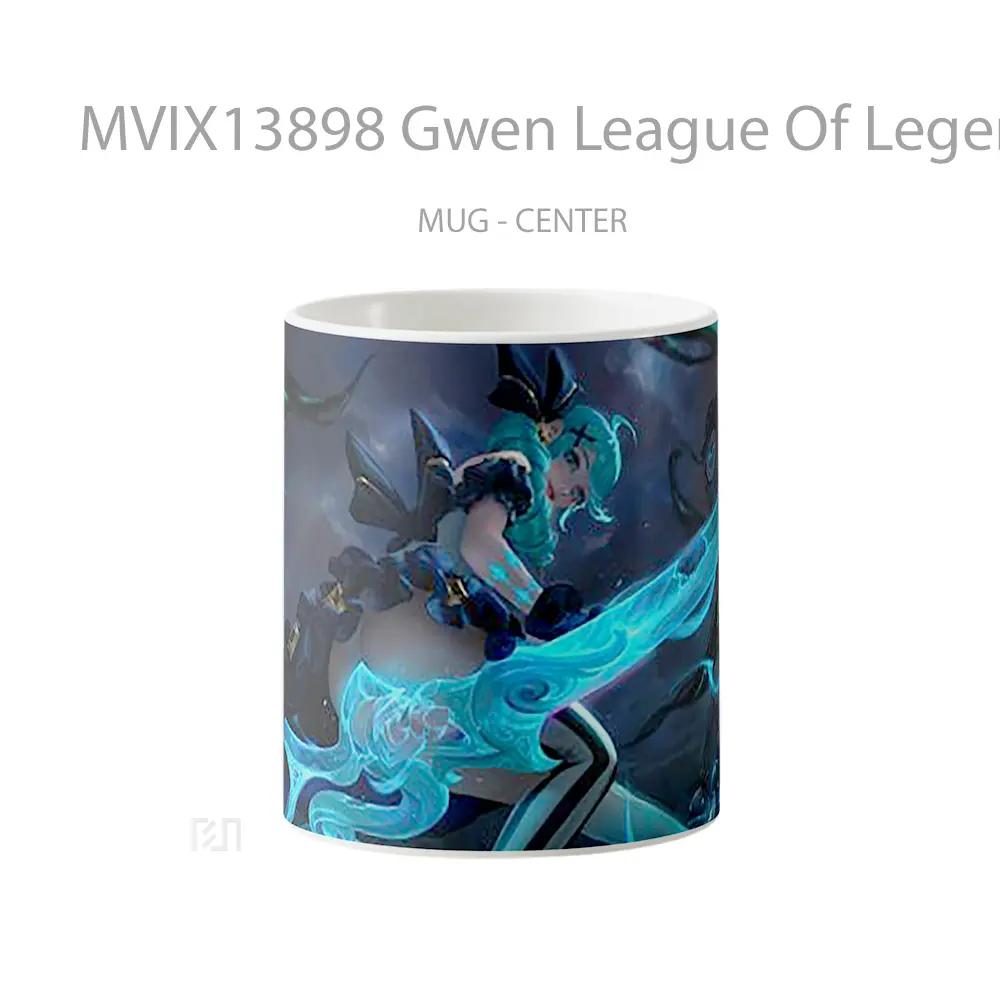 Mug Gwen League Of Legends Art Cangkir Gamer