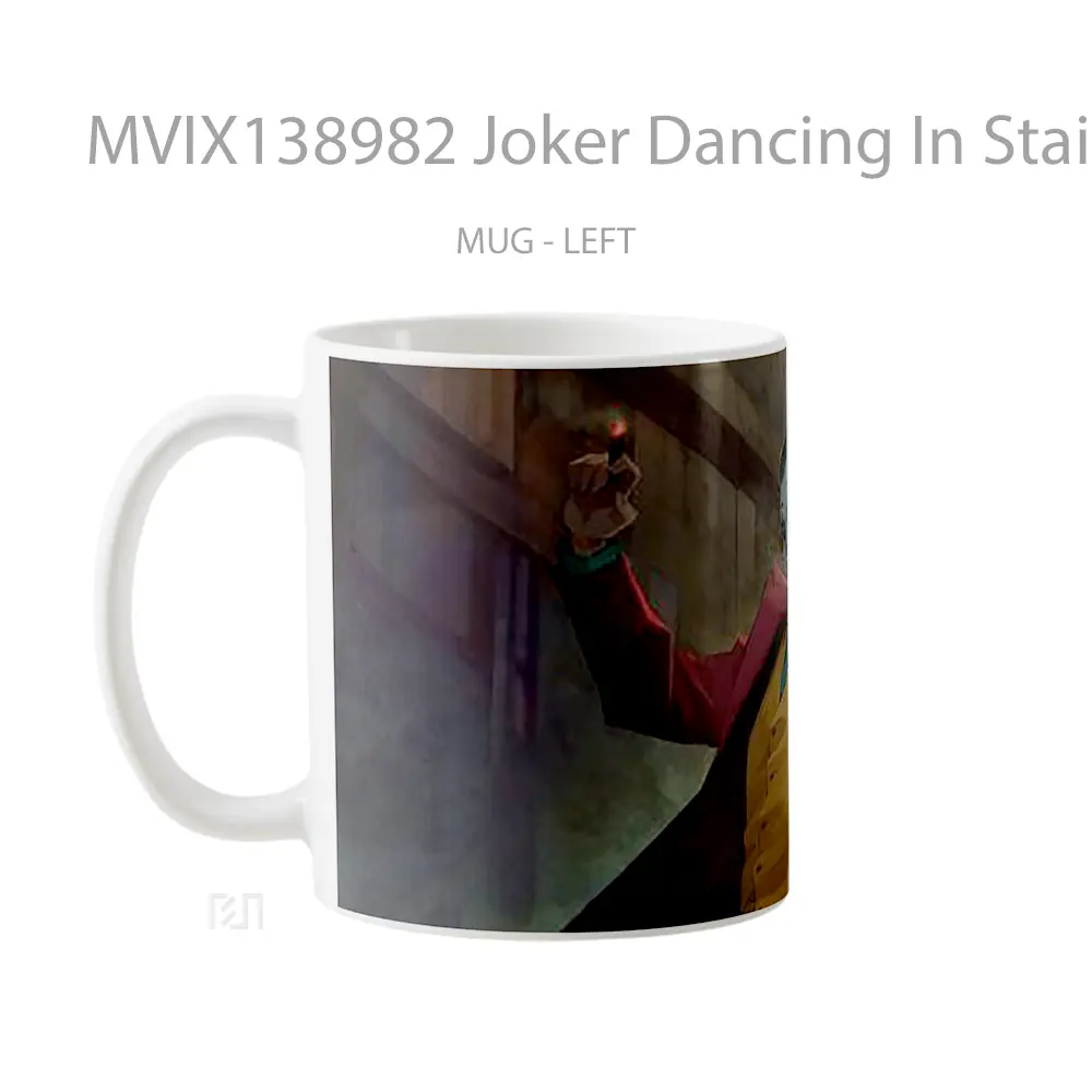 Mug Joker Dancing In Stairs Gelas Superhero - All-side / Desain