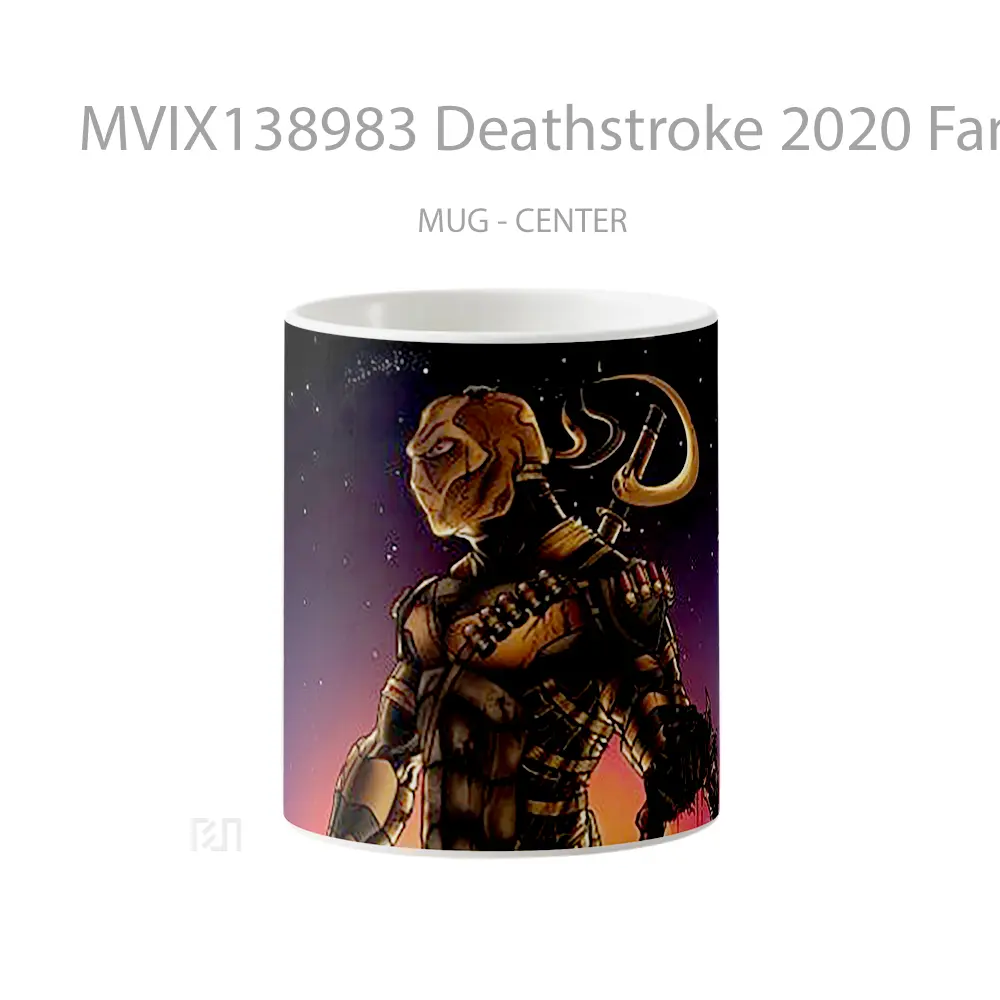Mug Deathstroke 2020 Fanart Gelas Keramik Unik