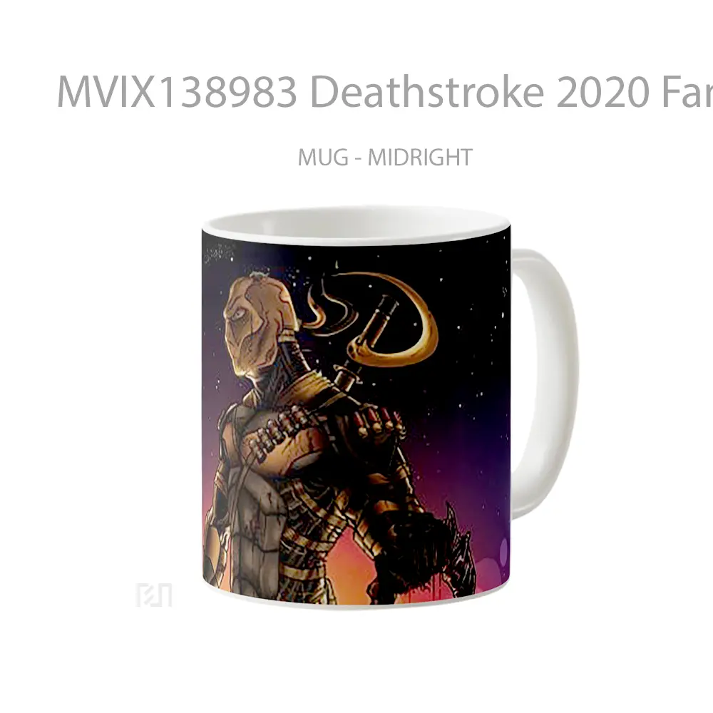Mug Deathstroke 2020 Fanart Gelas Keramik Unik - All-side / Desain