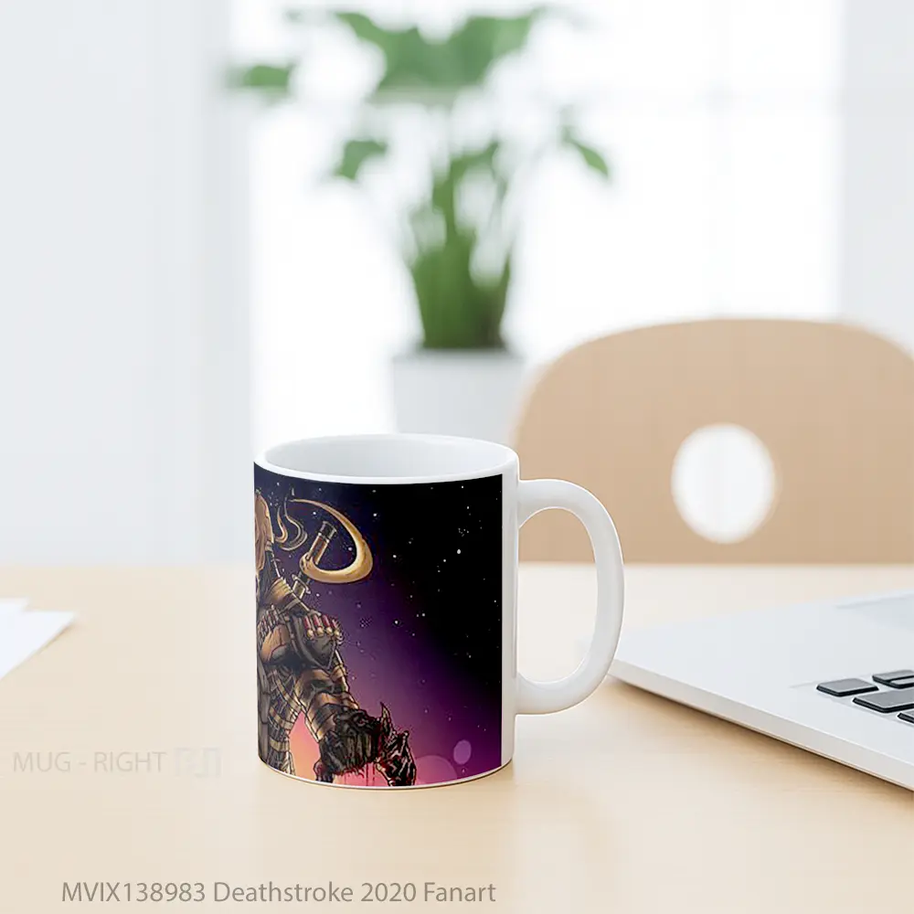 Mug Deathstroke 2020 Fanart Gelas Keramik Unik - All-side / Desain