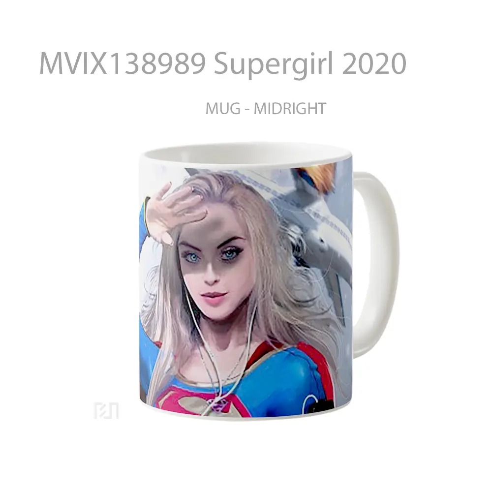 Mug Supergirl 2020 Gelas Keramik Unik - All-side / Desain