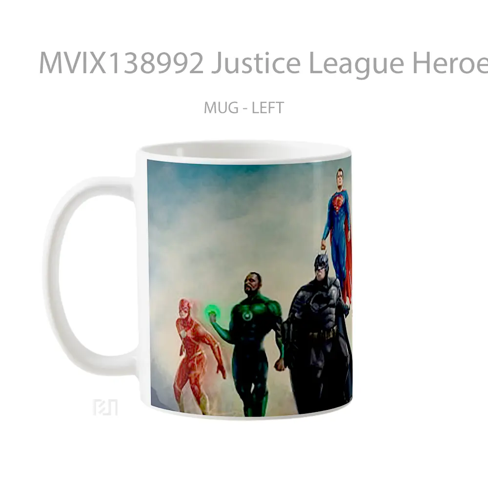 Mug Justice League Heroes 2020 Gelas Superhero - All-side / Desain