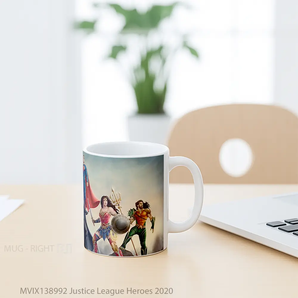 Mug Justice League Heroes 2020 Gelas Superhero - All-side / Desain