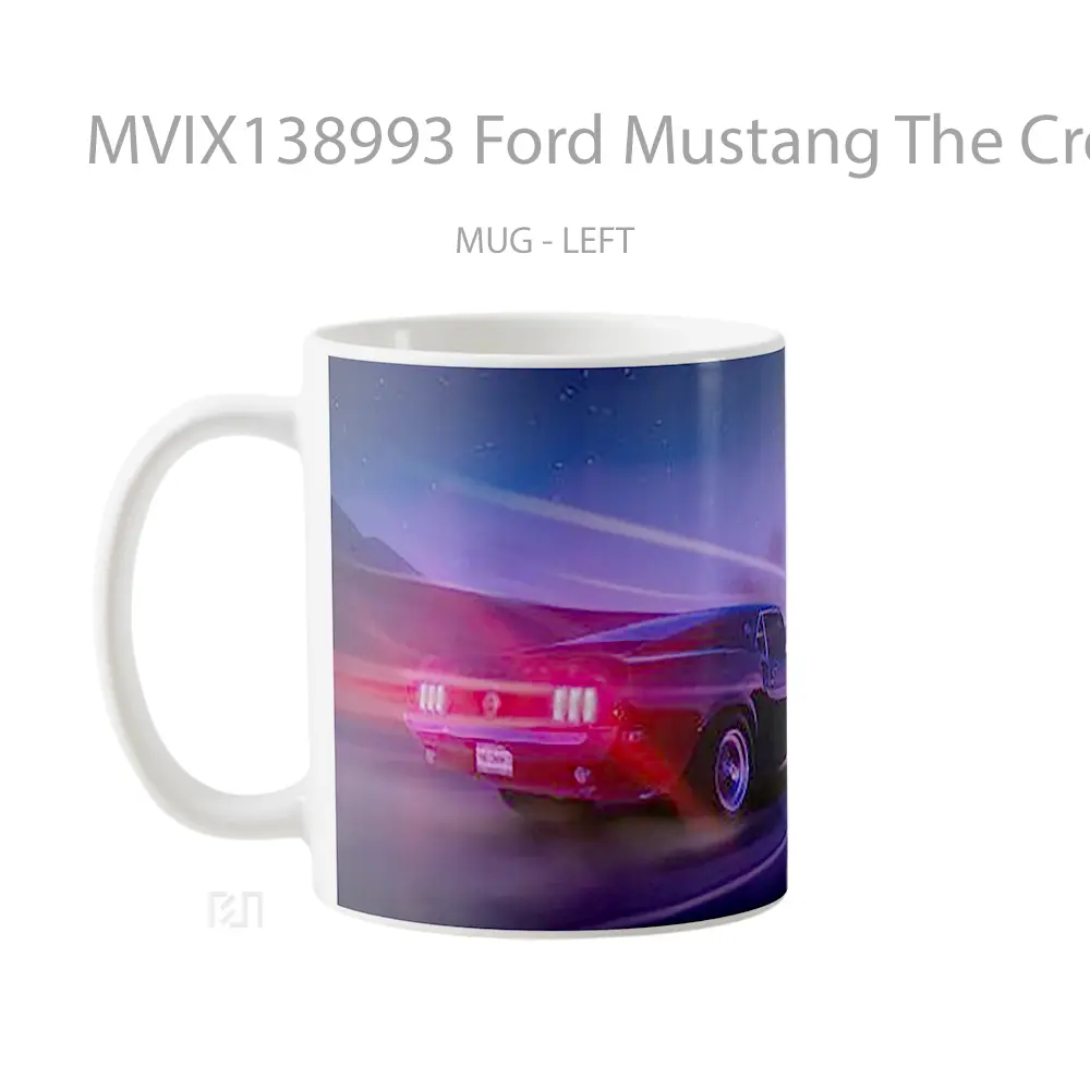 Mug Ford Mustang The Crew 2 Cangkir Mobil - All-side / Desain