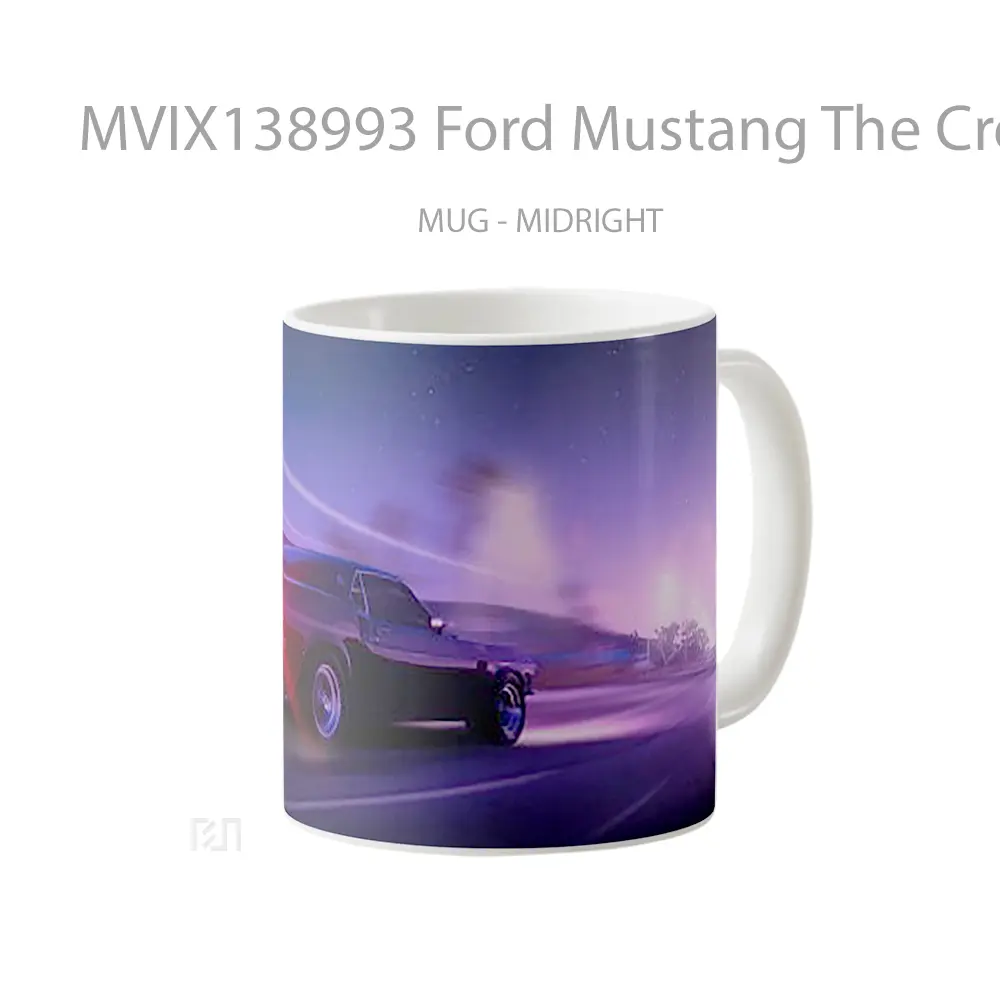 Mug Ford Mustang The Crew 2 Cangkir Mobil - All-side / Desain