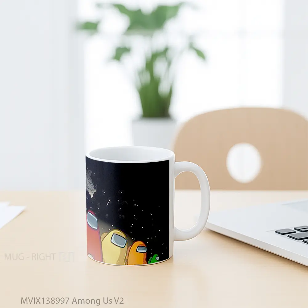 Mug Among Us V2 Gelas Keramik Unik - All-side / Desain