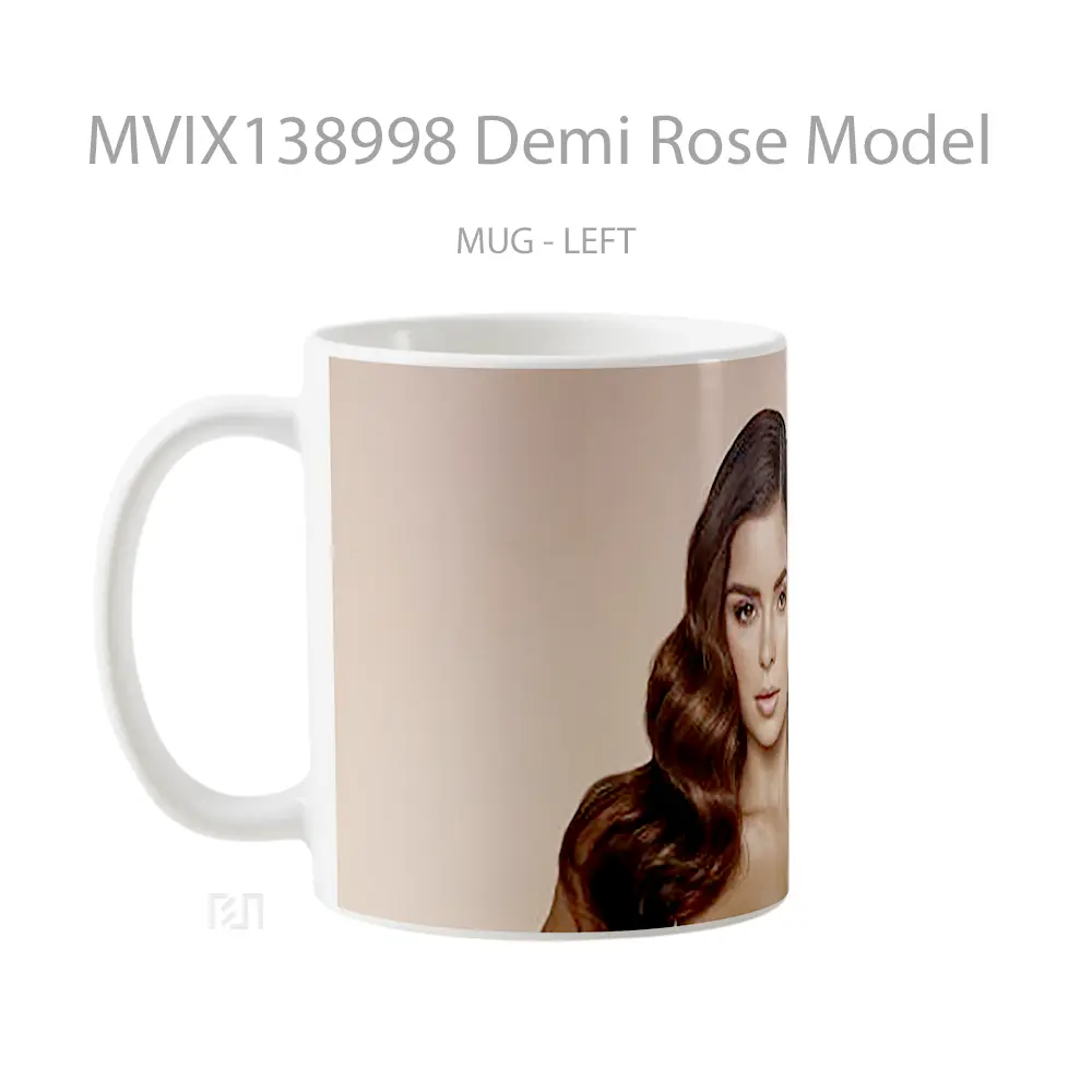 Mug Demi Rose Model Gelas Keramik Unik - All-side / Desain