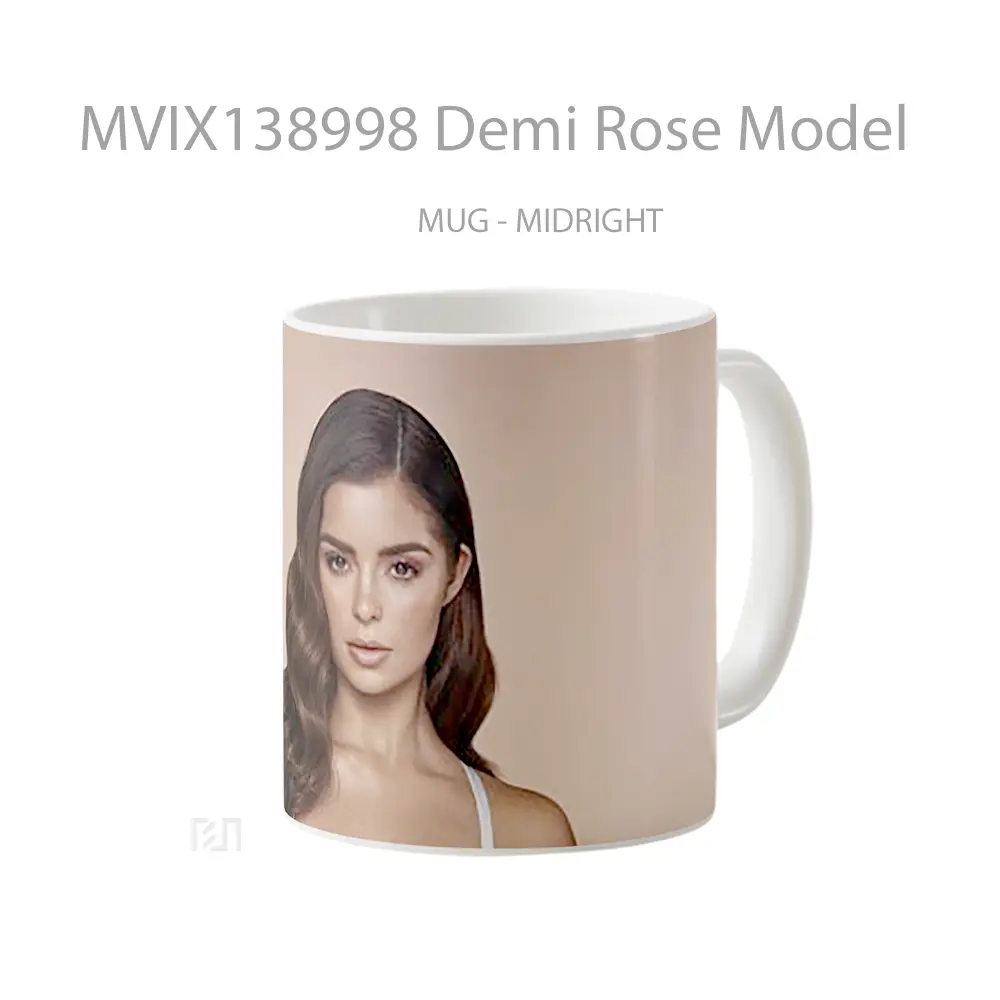Mug Demi Rose Model Gelas Keramik Unik - All-side / Desain