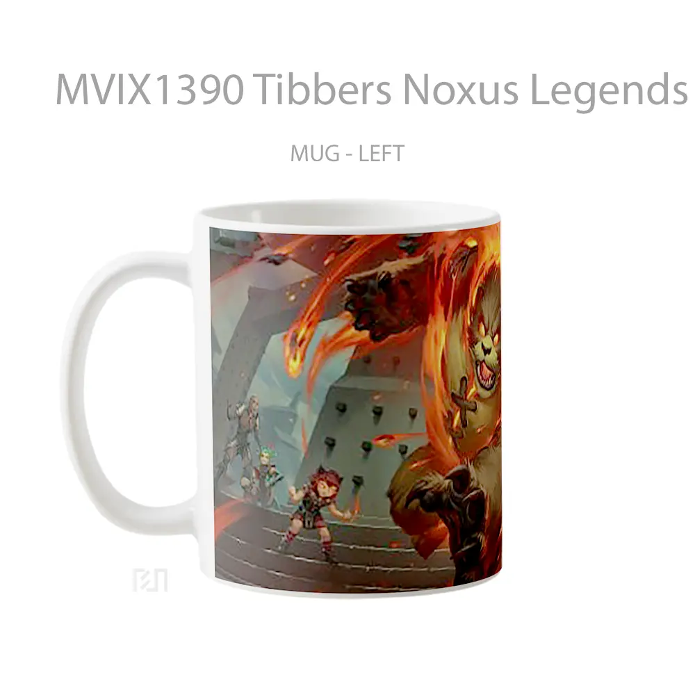 Mug Tibbers Noxus Legends Of Runeterra Gelas Keramik Unik - All-side / Desain