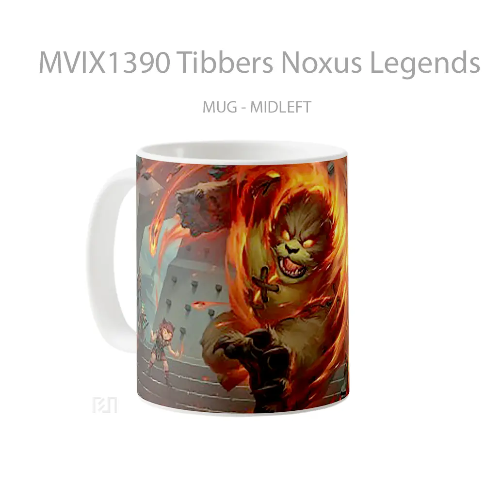 Mug Tibbers Noxus Legends Of Runeterra Gelas Keramik Unik - All-side / Desain