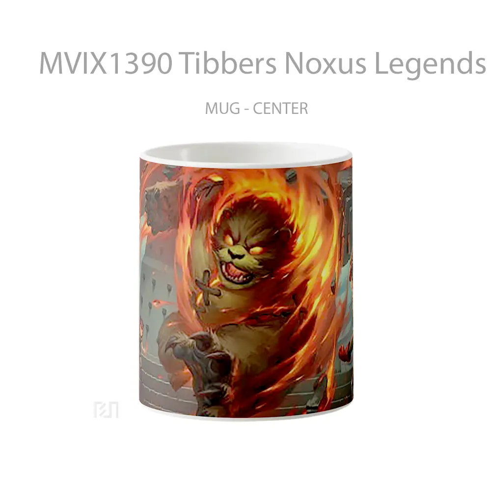 Mug Tibbers Noxus Legends Of Runeterra Gelas Keramik Unik