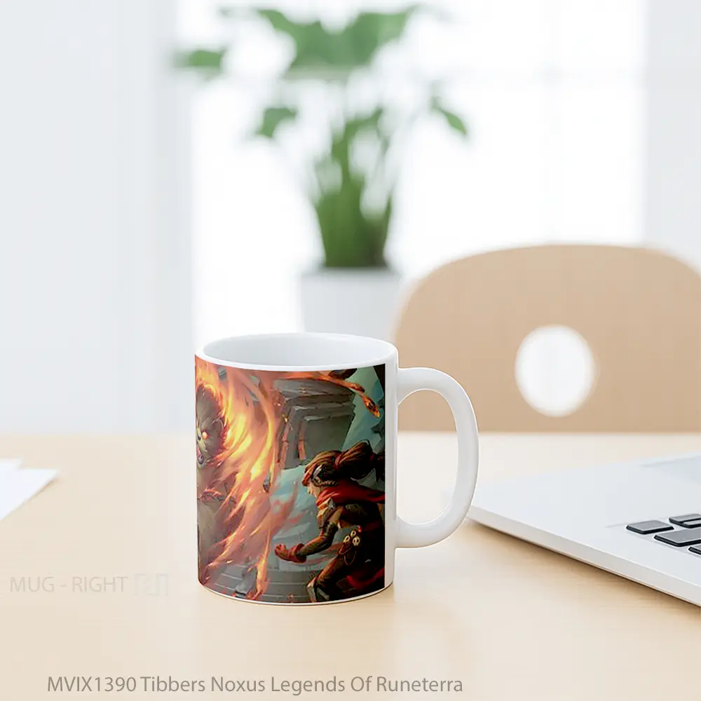 Mug Tibbers Noxus Legends Of Runeterra Gelas Keramik Unik - All-side / Desain